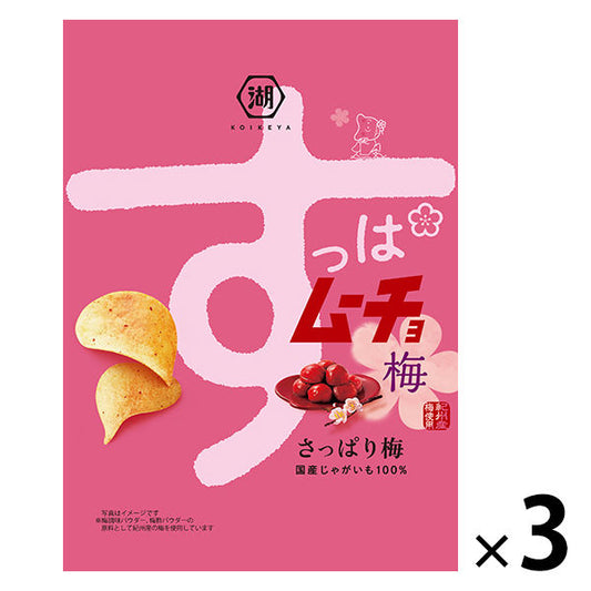 코이케야 슷파무쵸 칩스 산뜻하게 우메보시맛 1세트(3 포)