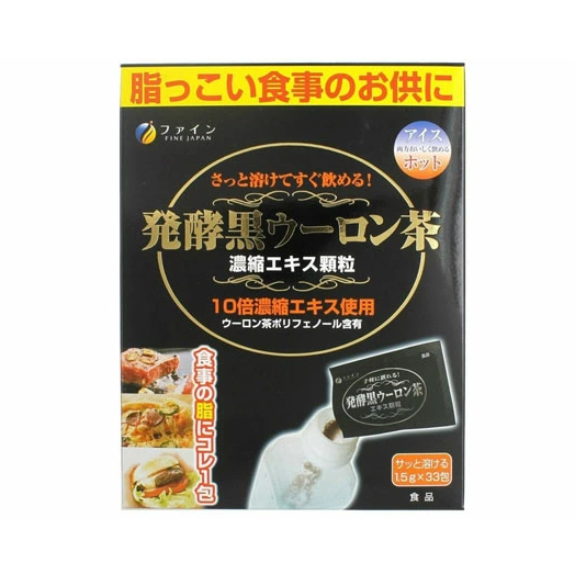 파인(FINE JAPAN) 발효 흑우롱차 33포 ×2개