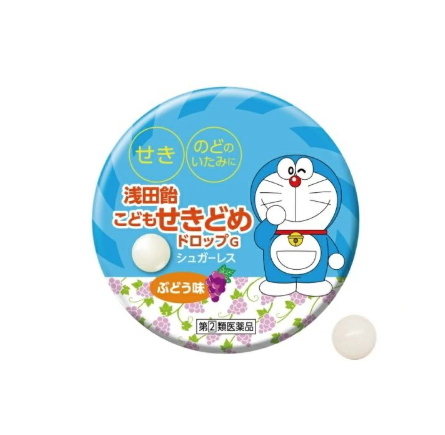 아사다 캔디 어린이용 드롭 G 포도 맛 30정