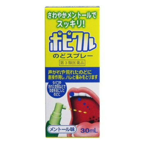 포피클 목 스프레이 멘톨 맛 30mL