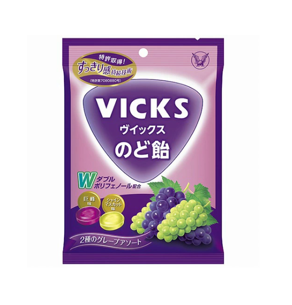 다이쇼 제약 VIXX 목 캔디 2종의 포도 70g×4봉