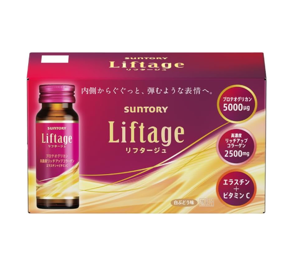 산토리 Liftage 프로테오글리칸 고농도 리치 업 콜라겐 엘라스틴 10개