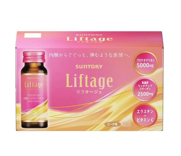 산토리 Liftage 프로테오글리칸 고농도 리치 업 콜라겐 엘라스틴 10개