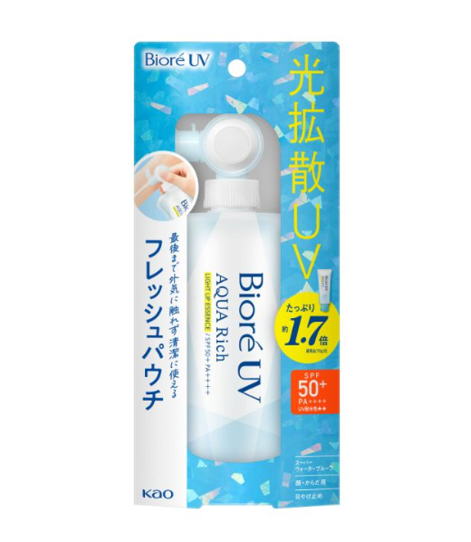 비올레 UV 아쿠아 리치 120g 자외선 차단제 파우치