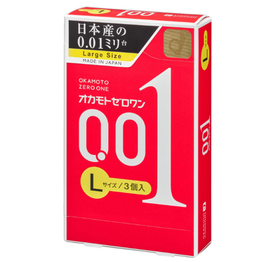 OKAMOTO 제로 제로 원 콘돔 3개입