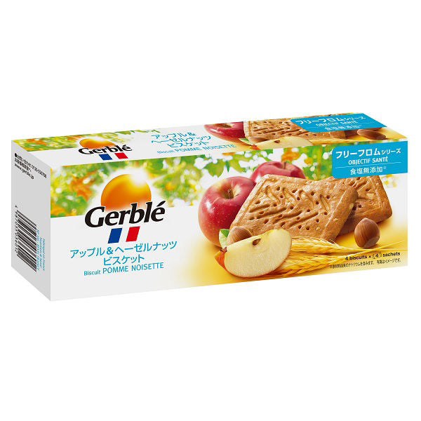 Gerble(젤부레) 애플 amp;헤제루낫츠비스켓토 1상자(4매×4대입) 오오츠카 제약 영양 보조 식품