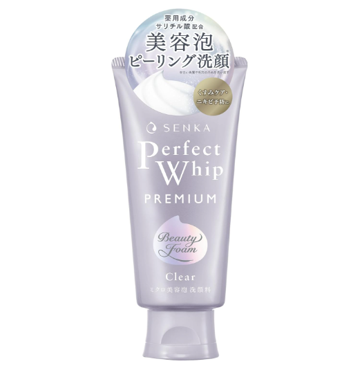 SENKA 프리미엄 퍼펙트 휘핑 클리어 120g 세안 폼 필링