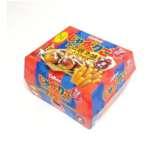 간사이 한정 칼비 감자 타코야키 맛 소스 마요 맛 1상자× 8봉지