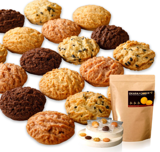 ZUBORA DIET 오카라 쿠키 36장 코코아 참깨 딸기 다이어트 과자