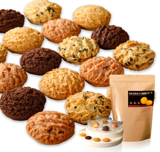 ZUBORA DIET 오카라 쿠키 36장 코코아 참깨 딸기 다이어트 과자