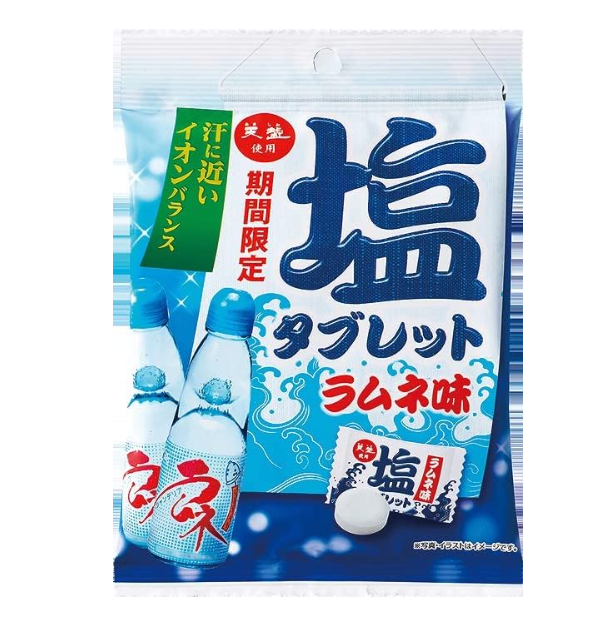 천염 소금 타블렛 라무네 맛 캔디 4봉지