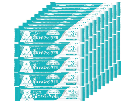 킨다이 웨트 타월 냉히야 넥 타월 50장