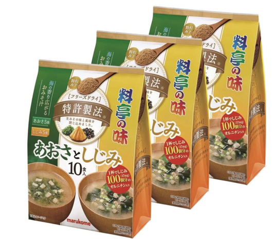마르코메 프리즈 드라이 과립 재첩 즉석 된장국 10식×3개