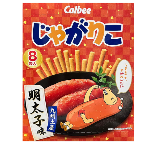 [규슈 한정] 카루비(감자스낵)〔명란젓 맛〕