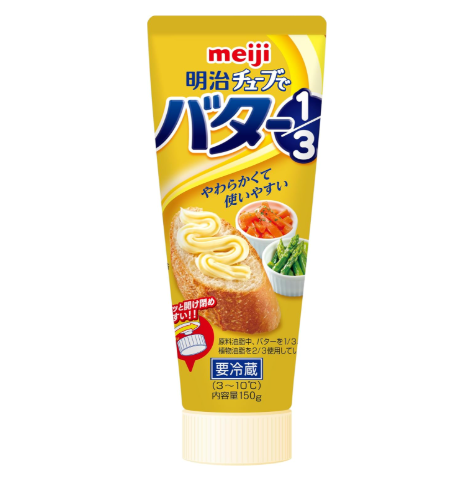 냉장 메이지 유업 튜브로 버터 1/3 150g×3개