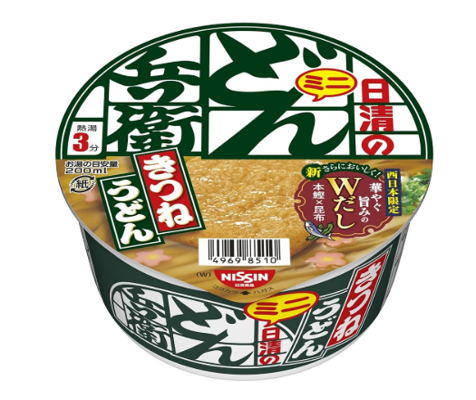 닛신 돈베이 키츠네 우동 미니 컵라면 42g x12개입