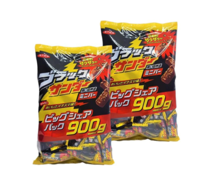 유라쿠제과 블랙썬더 초콜릿 900g x 2팩