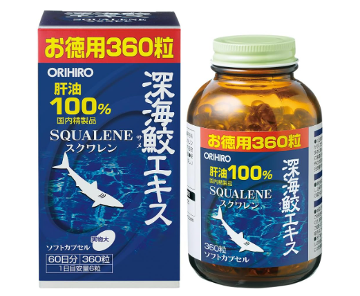 오리히로 심해 상어 추출 캡슐 360정