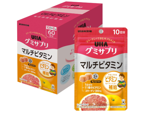 UHA 구미 서플리 멀티비타민 60일분 (10일×6팩)