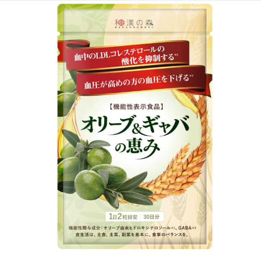 와칸노모리 올리브 가바 혈압 관리 콜레스테롤 케어 60정