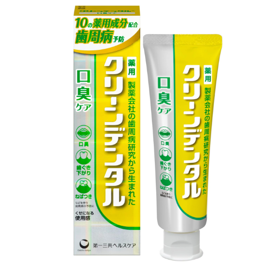 클린덴탈 약용 구취 케어 치약 100g 불소