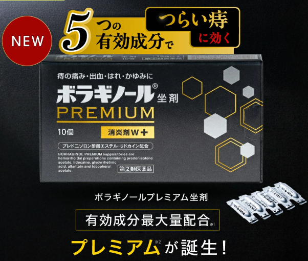 보라기놀 프리미엄 좌약 10개