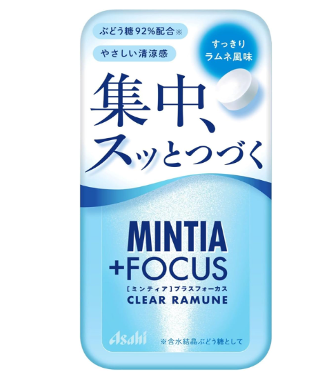 아사히 민티아 플러스 포커스 클리어 라무네 민트캔디 30정 8개입(발매일 2026년 4월 6일)