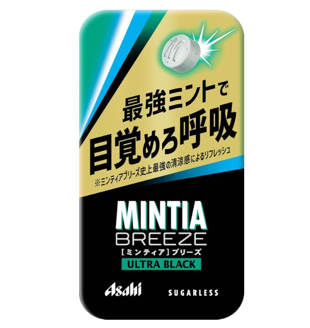 아사히 민티아 브리즈 울트라 블랙 민트 캔디 30정 8개입