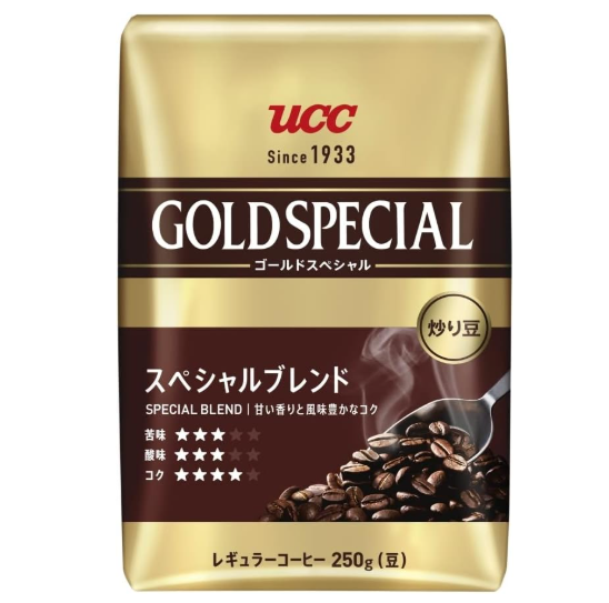 UCC 골드스페셜 스페셜 블렌드 홀빈 원두 250g 3개입