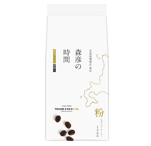 AGF 모리히코 블렌드 분쇄 원두커피 딥로스트 140g 3팩