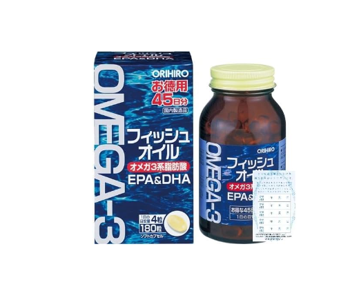 오리히로 피쉬오일 EPA DHA 오메가3 180정
