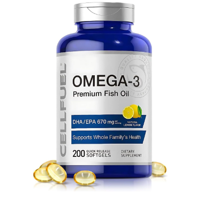 셀퓨얼 고함량 오메가3 830mg DHA EPA 670mg 피쉬오일 200정