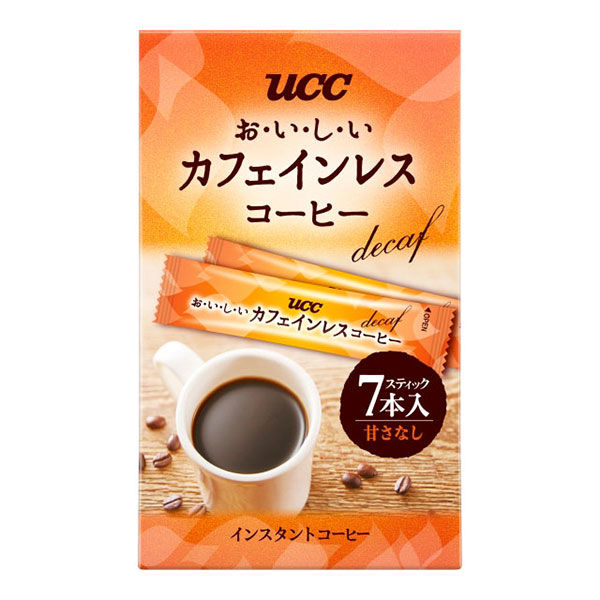 (스틱 커피)UCC우에시마 커피 맛있은 카페인 레스 커피 1상자(7개입)
