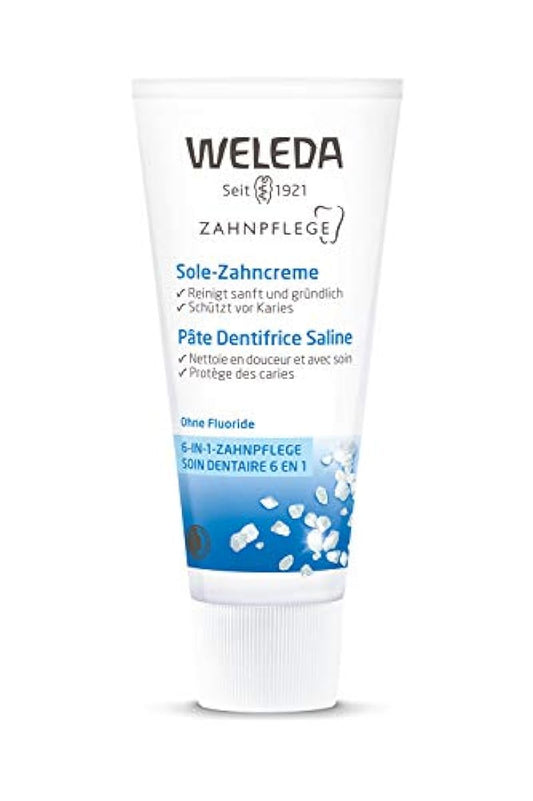 베레다(WELEDA) 양치질 솔트 75mL 깨끗하게 오럴 케어 천연염 솔트와 민트가 상쾌한 향 천연 유래 성분 오거닉 상쾌한 민트 의 향기 75밀리미터 (x 1)