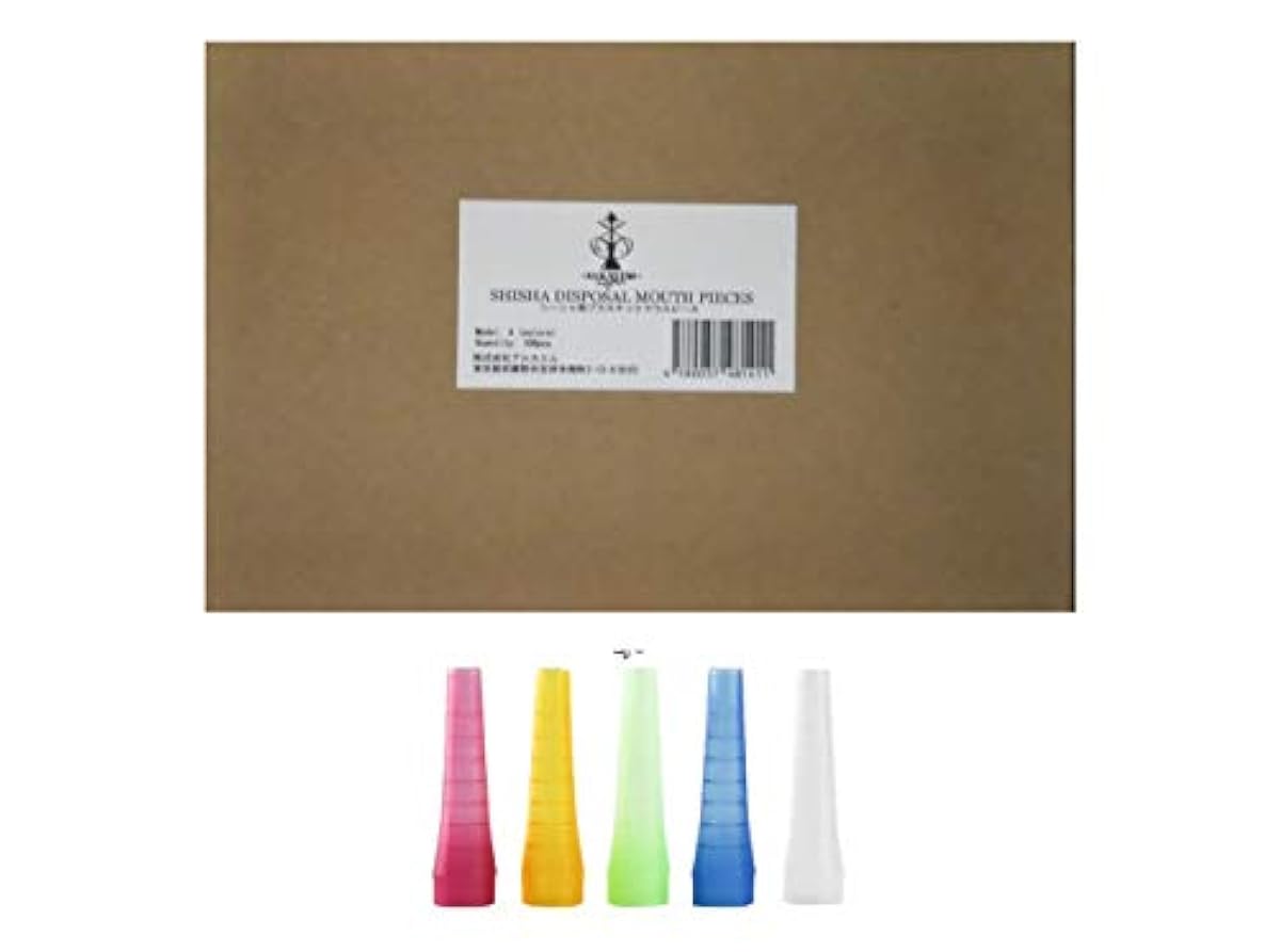 (앨 카 M 상품)C샤/수 담배용 마우스 피스 A 100개 (컬러 믹스)