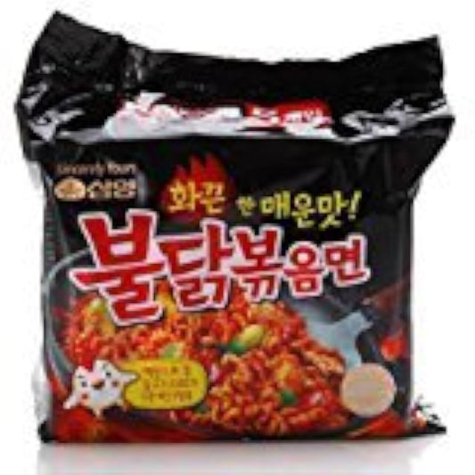 3 양식품 블루 다 볶음 면 1팩(140g×6 포들어감)-