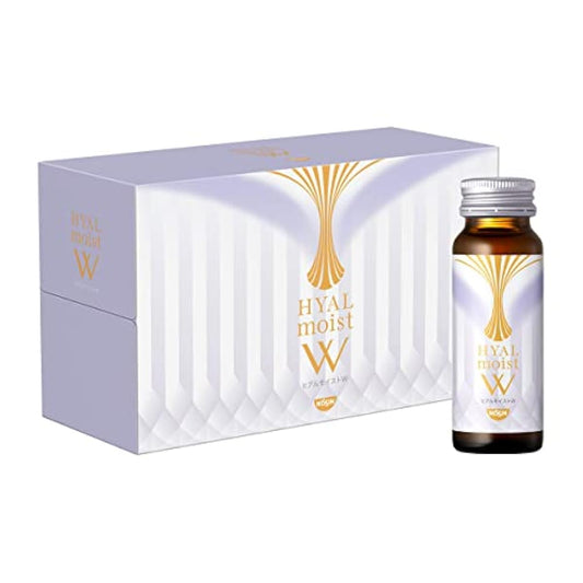 닛신식품 히아루모이스트W 50ml×10개 백# 어떻게(아무리) 맛 콜라겐5,000mg배합 인공 감미료 불사용