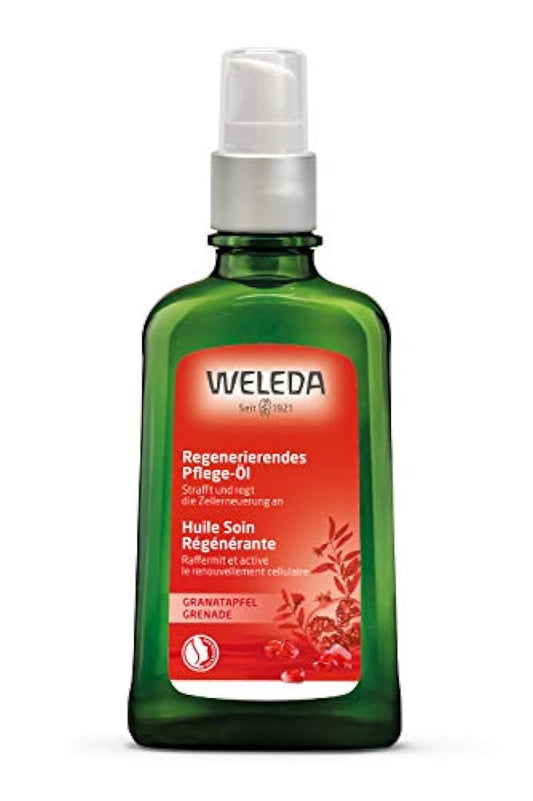 WELEDA(베레다) 석류나무 오일 100mL 해리 윤기 전신용 트리트먼트 오일 프루티 amp;스파이시한 향기 데콜테(Decolletee) 바스트 집중 케어 천연 유래 성분 오거닉 100밀리미터 (x 1)