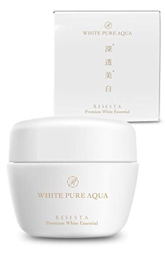 WHITE PURE AQUA 미백 크림 구리치맛루산2K 앨부친 검은 얼룩 대책 색소 침착 해리 항주름 aging 케어 RESESTA 40g 일본제(의약부외품)