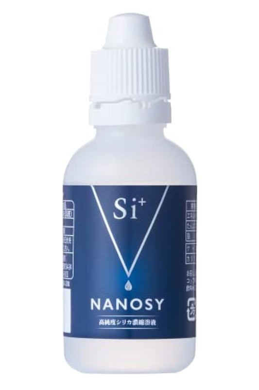 NANOSY 고순도 실리카 농축액 수용성 규소 농축액 Si+ 이온화 규소 미네랄 칼륨 50ml