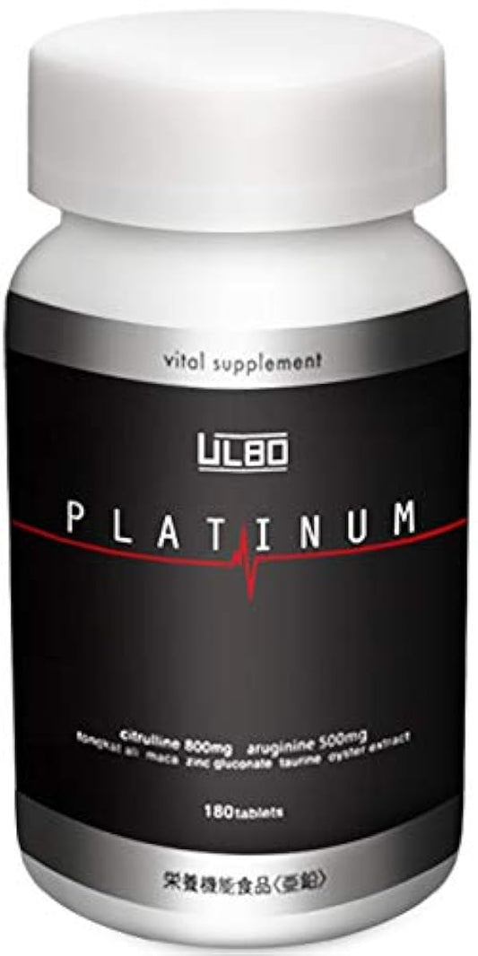 ULBO(앨보) PLATINUM 시토루린 아르기닌 아연 엄선8성분180 입영양 기능 식품