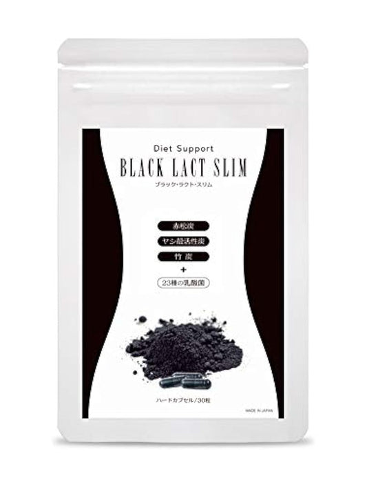 탄다이어트 서플리(supplement) [ BLACK LACT SLIM ] charcoal 서플리먼트 국산탄 + 유산균 30일분