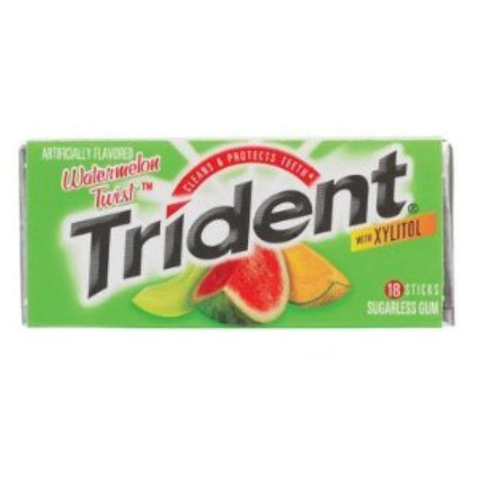트라이 dent 슈가 껌 Gum자일리톨,수박 트위스트 향3팩 병행수입품-