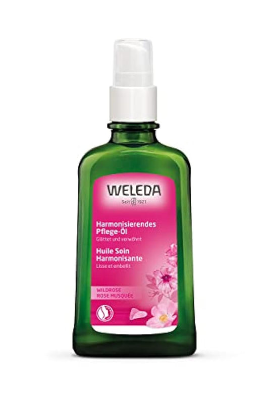 WELEDA(베레다) 와일드 로즈 오일 100mL 윤택 살결 전신용 트리트먼트 오일 건조기 보습 생기있는 다 마스크 로즈 의 향기 천연 유래 성분 오거닉 생기있는 로즈 의 향기 100밀리미터 (x 1)