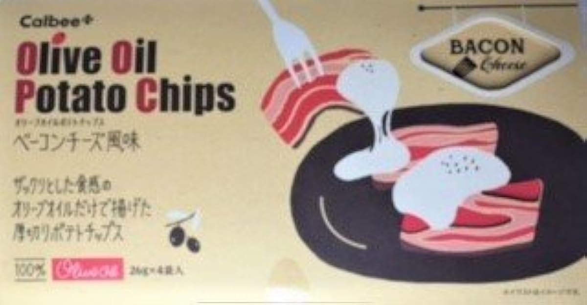 Olive Oil Potato Chips 올리브 오일 포테이토 칩 베이컨 치즈 향-