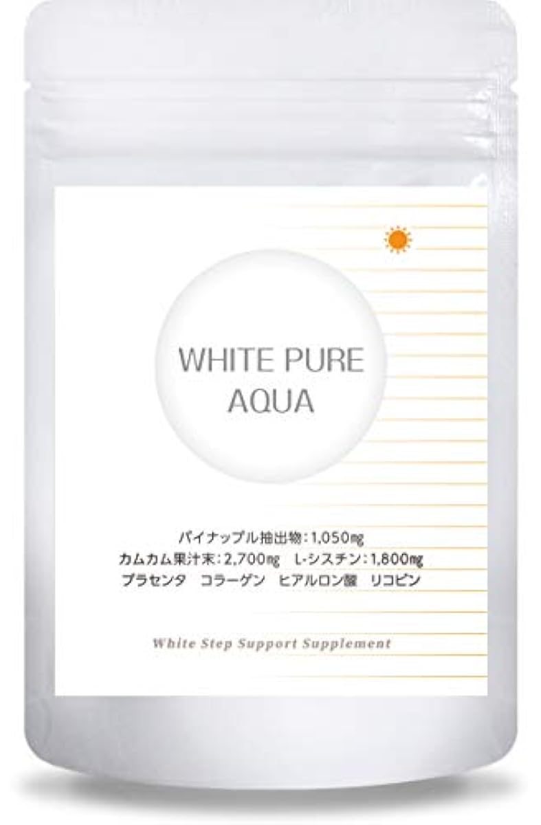 프라센타(태반) 비타민C 시스친 re고핀 서플리(supplement) 배합 30일(날) WHITE PURE AQUA