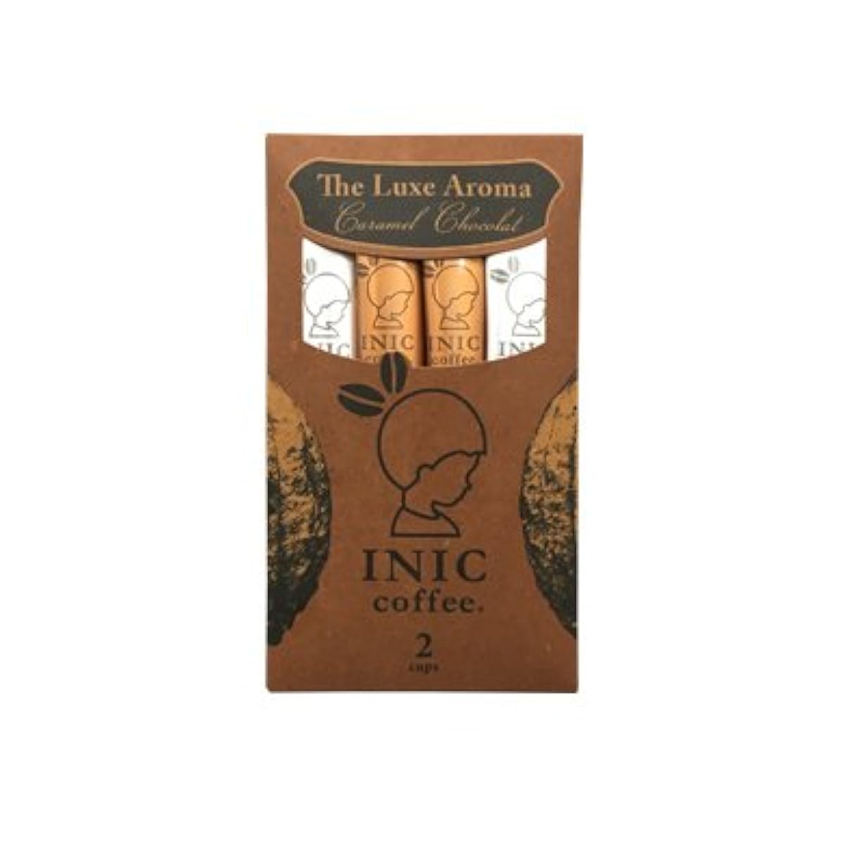 INIC coffee Luxe Aroma Caramel Chocolat 2CUPS-