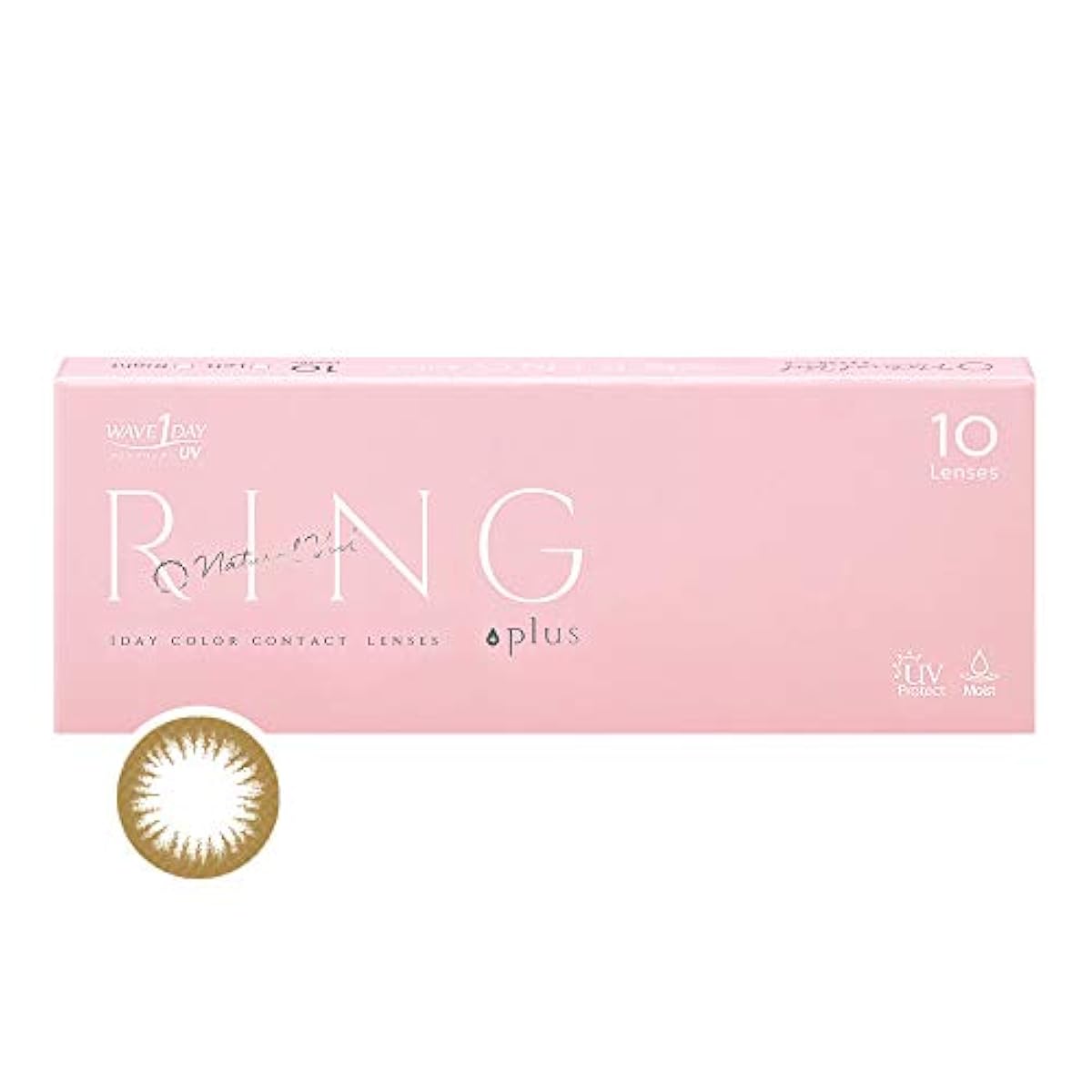 WAVE원 데이 UV RING plus 내츄럴 베일(veil) 원 데이 내츄럴 갈색 처음으로 도 (BC)8.7 (PWR)0.00 10 매들어감