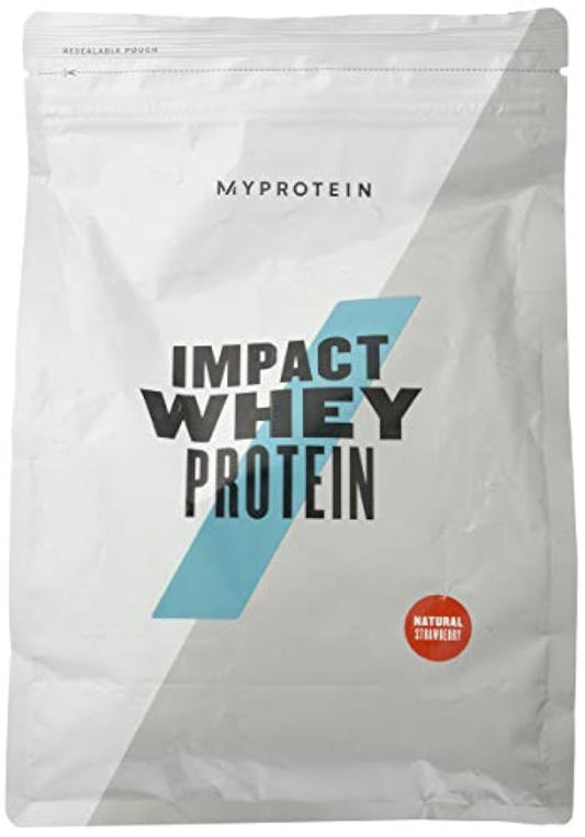 Myprotein 마이 프로틴 호에이・Impact 호에이푸로테인 (내츄럴 스트로베리, 1kg) 1Kg