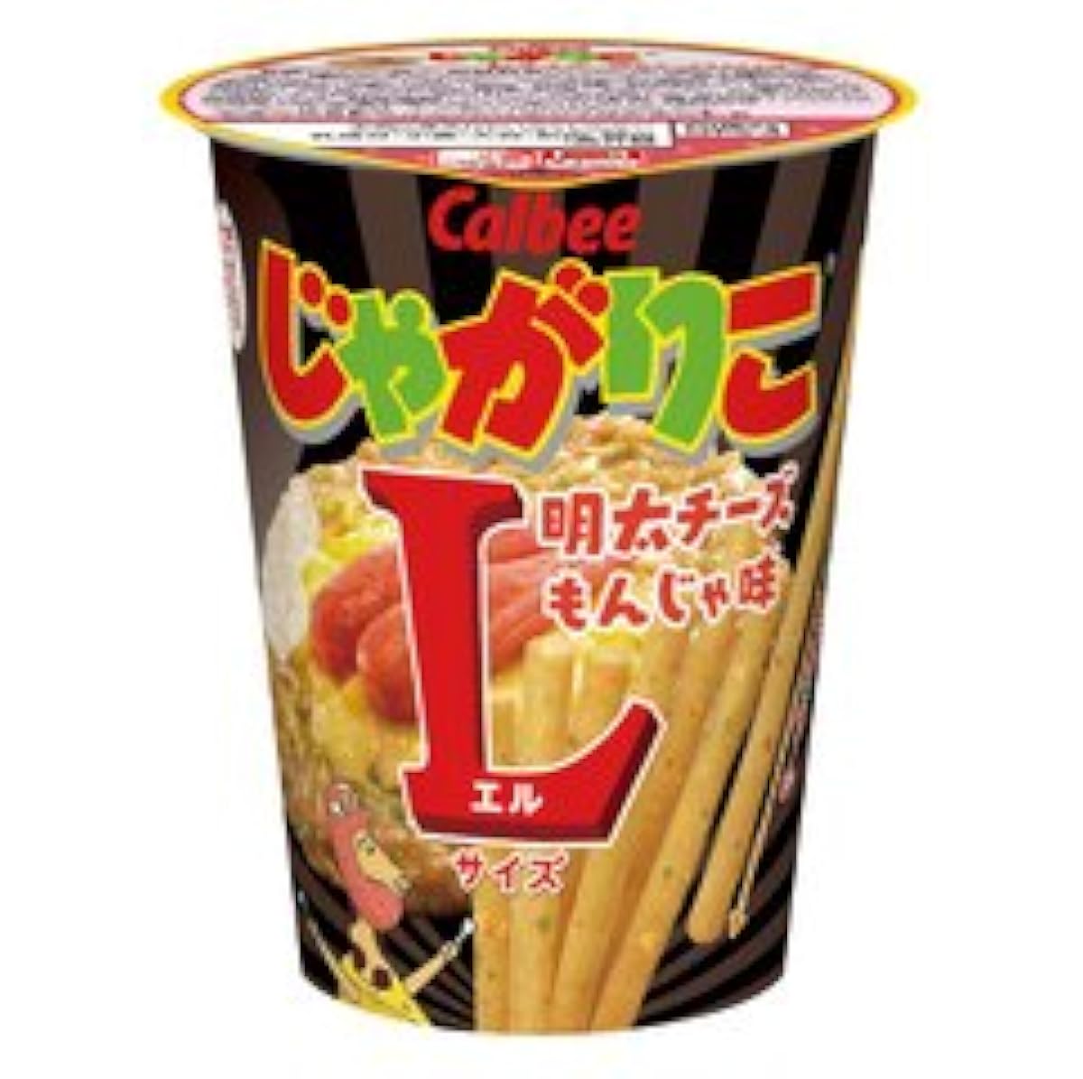 Calbee 쟈가리코 명란젓치즈 것은 맛 L사이즈 1상자(12개)-
